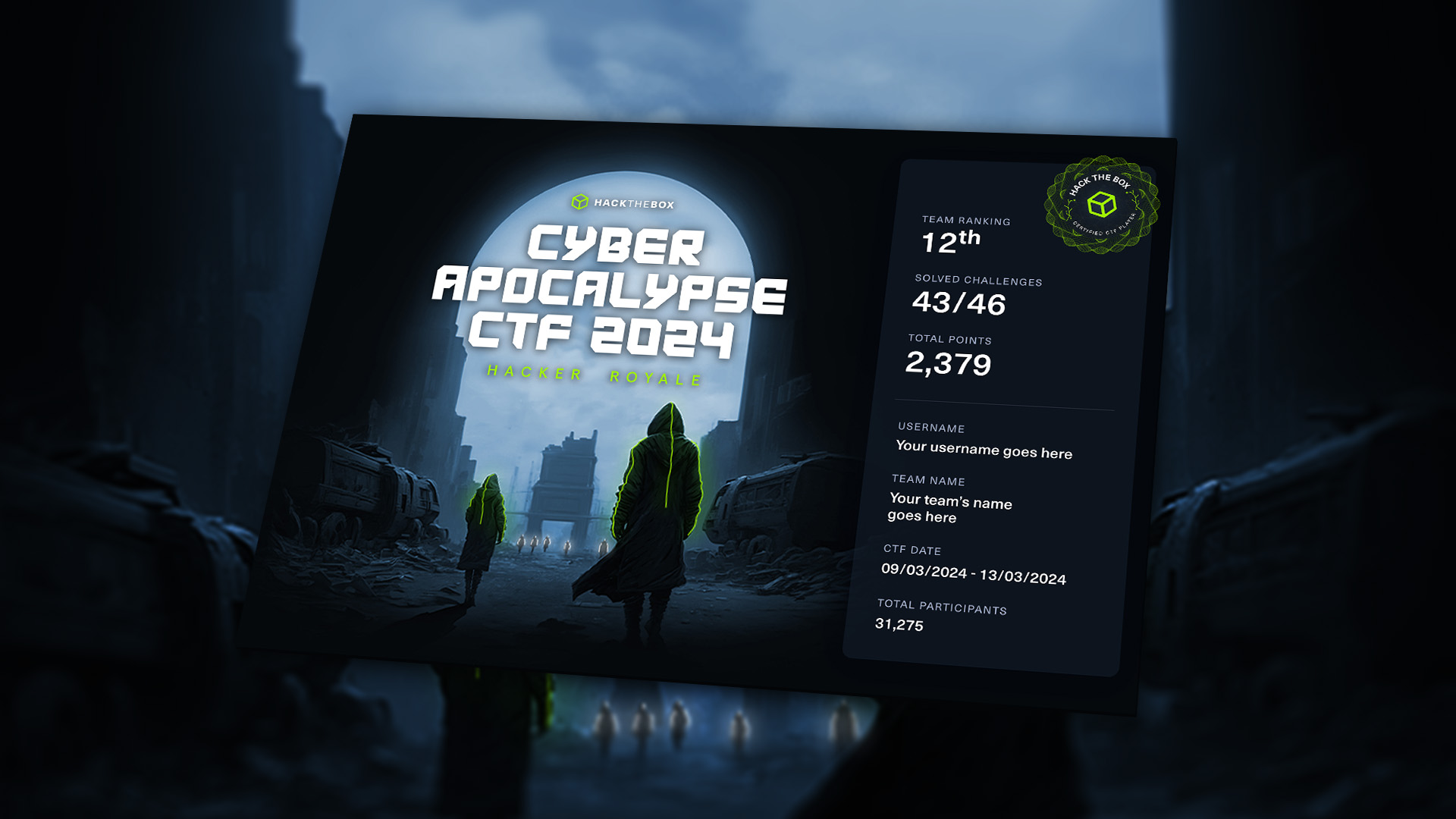 HTB Cyber Apocalypse CTF 2024 Hacker Royale