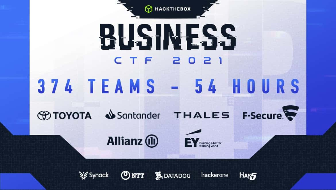 HTB Business CTF 2021 was a Smash Success!