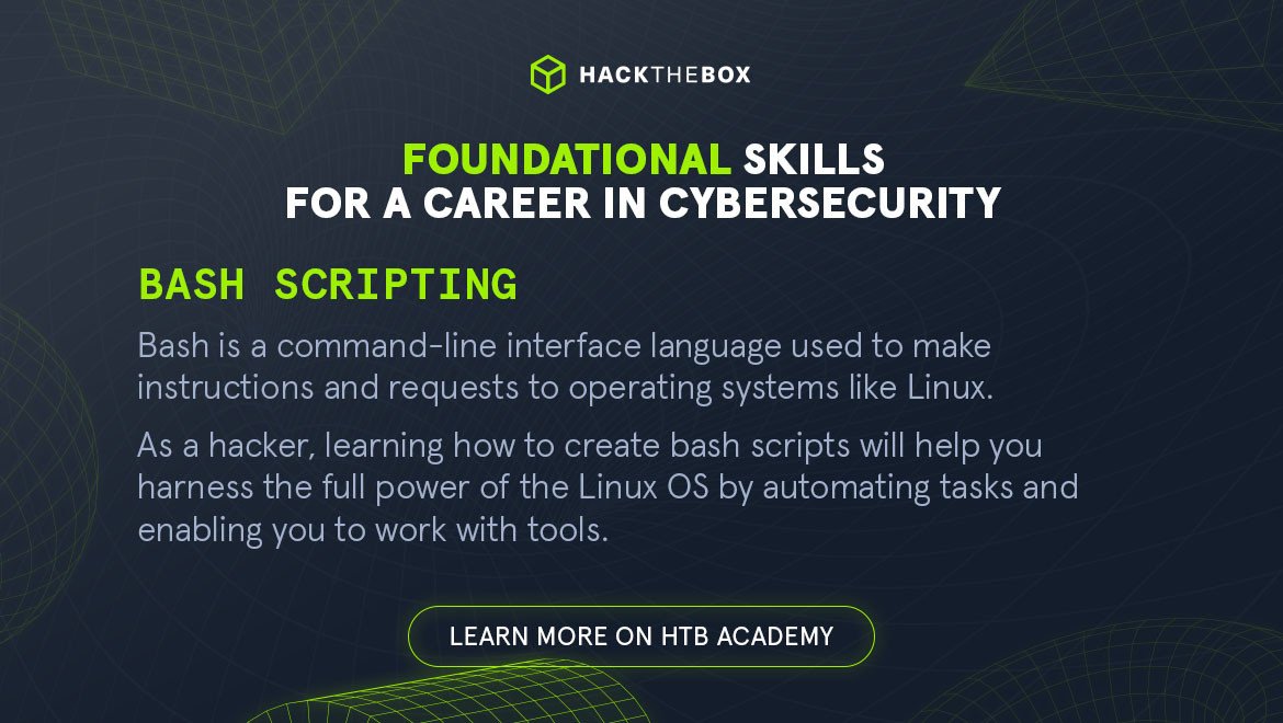 skills to become an ethical hacker: bash