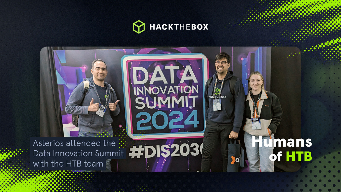 Asterios attended the Data Innovation Summit with the HTB team